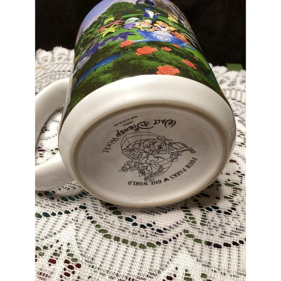 Walt Disney World Grandma Coffee Mug Vintage Made in Thailand 3D Effect Heavy - Picture 5 of 10